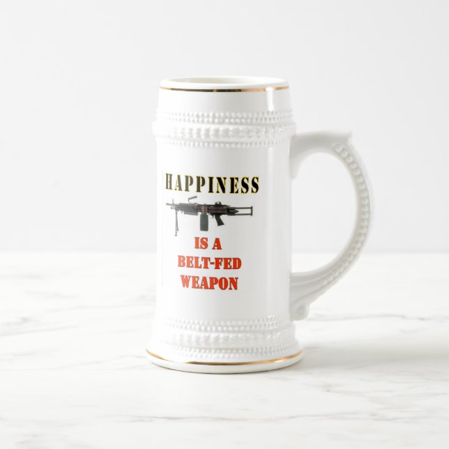 HAPPINESS BEER STEIN (Right)