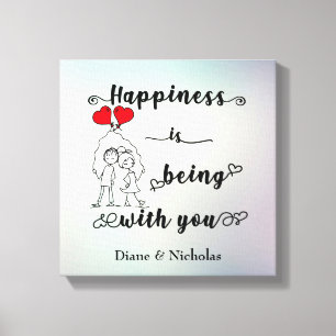 Happiness Canvas Print