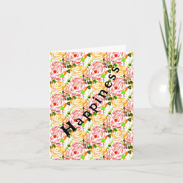 Happiness  card (Front)
