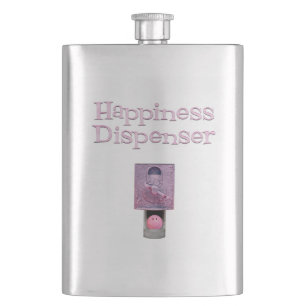Happiness Dispenser Hip Flask