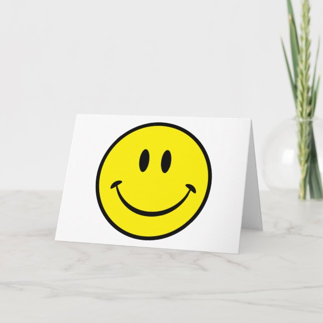 Happiness Face Card (Front)