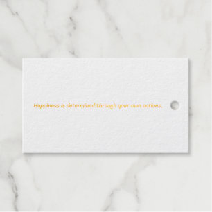 Happiness Foil Gift Tag