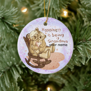 Happiness Grandma ornament