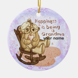 Happiness Grandma ornament