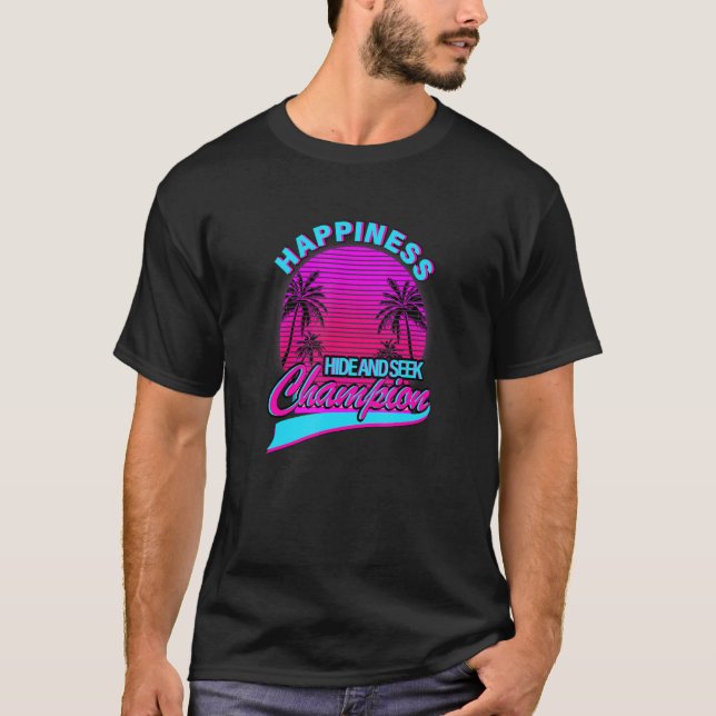 Happiness  Hide And Sebo Champion Sad Boys And Gir T-Shirt (Front)