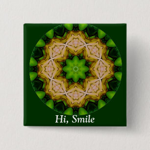 Happiness & Holidays_ 2 Inch Square Button
