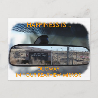 Happiness in Dugway Postcard