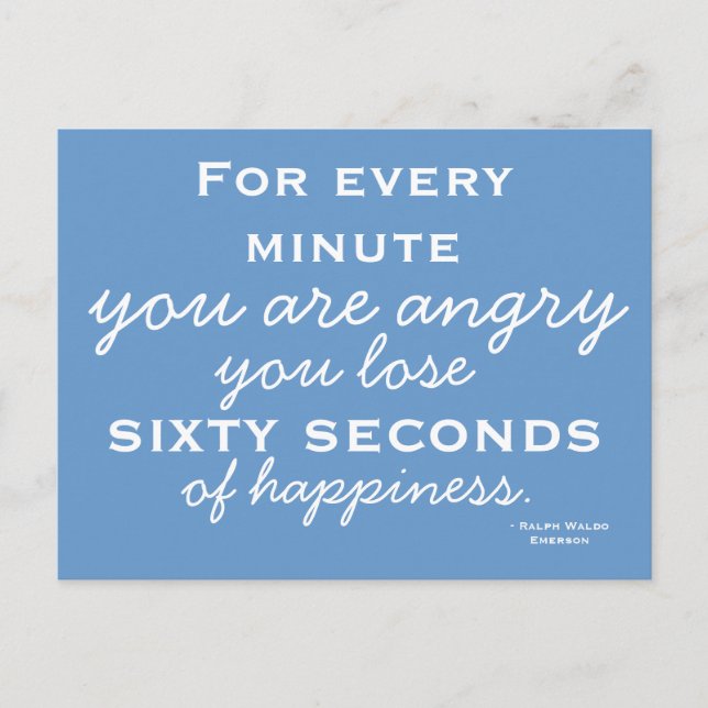 Happiness Inspiration - Carte Postale Motivationne (Devant)