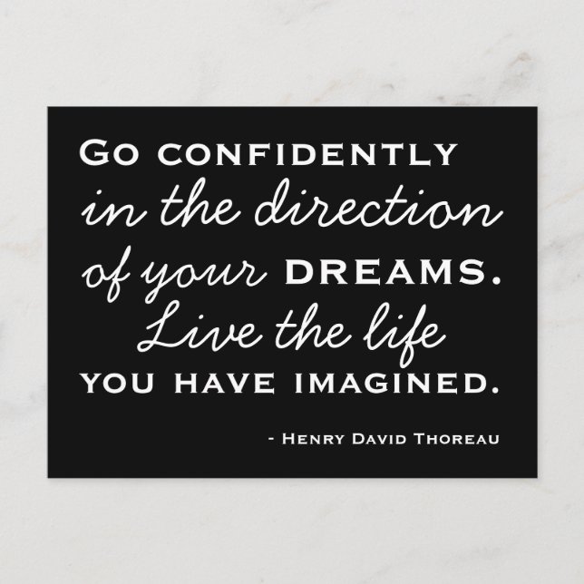 Happiness Inspiration - Carte Postale Motivationne (Devant)