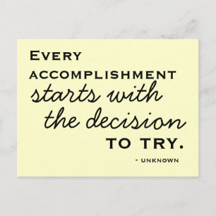 Happiness Inspiration -  Motivational Postcard