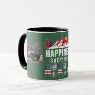 Happiness Is 4x4 Adventure Trail Explorer Mug