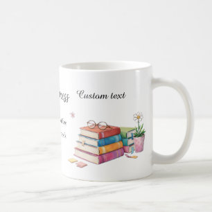 Happiness Is a Cup of Coffee & a Good Book Mug 