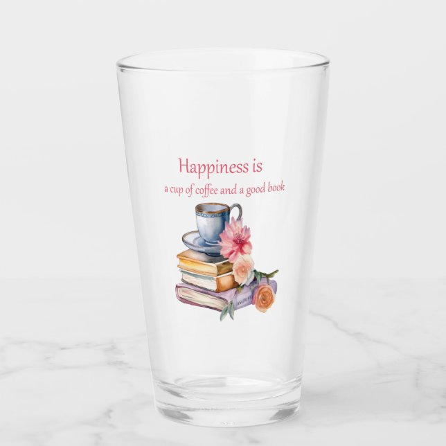 Happiness is a cup of coffee and a good book (Front)