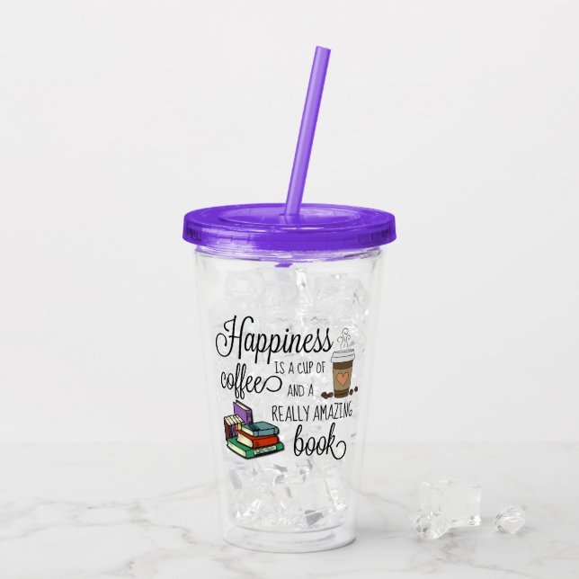 Happiness is a Cup of Coffee and an Amazing Book (Back Ice)