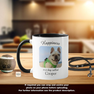 Happiness Is a Dog Personalised Mug