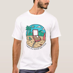 Happiness Is a Gluten Free Pizza Funny T-Shirt