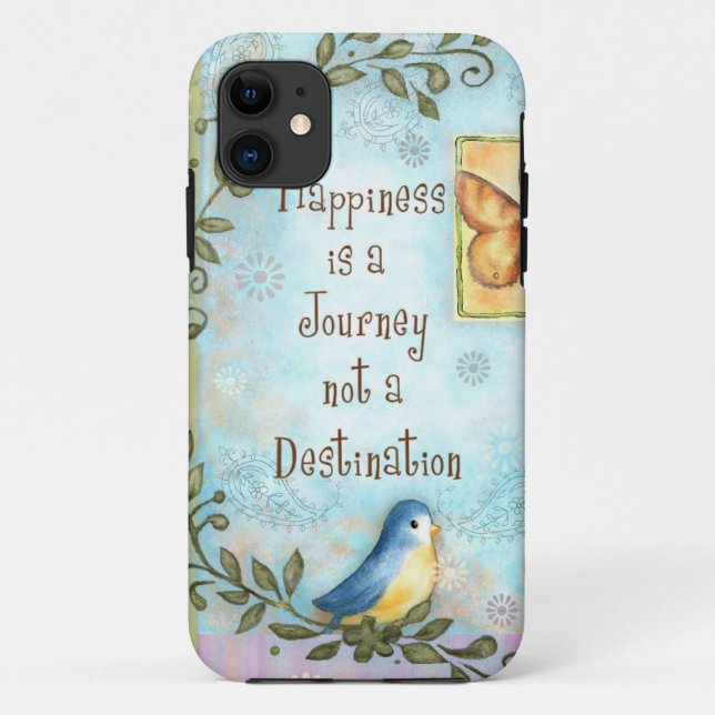 Happiness is a Journey Case-Mate iPhone Case (Back)