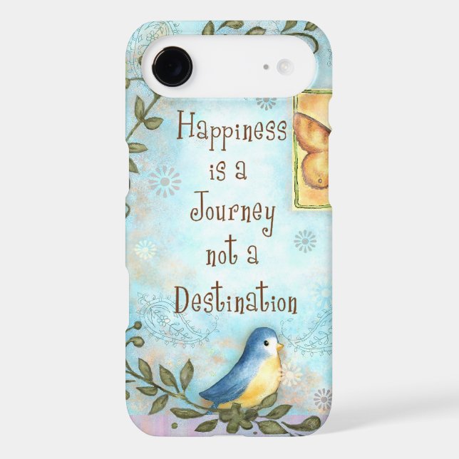 Happiness is a Journey Case-Mate iPhone Case (Back)