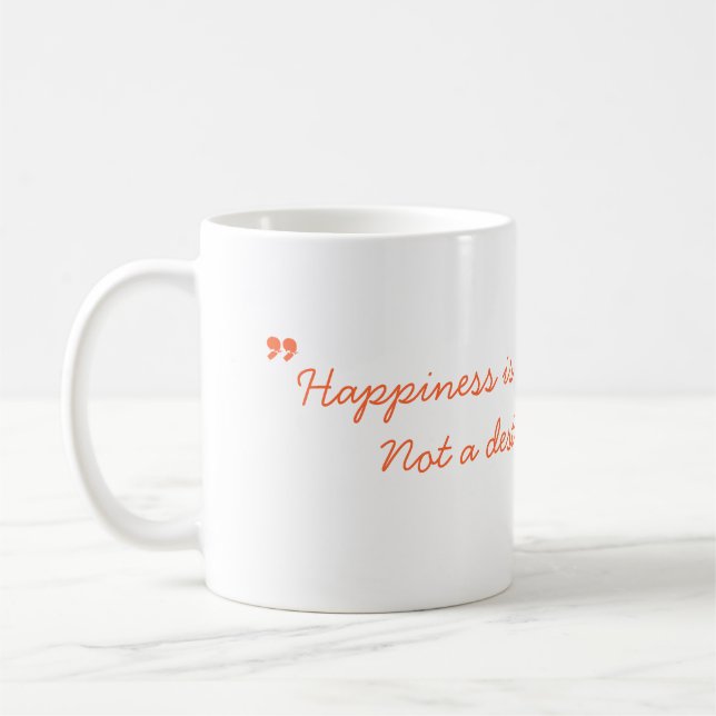 Happiness is a journey Mug (Left)