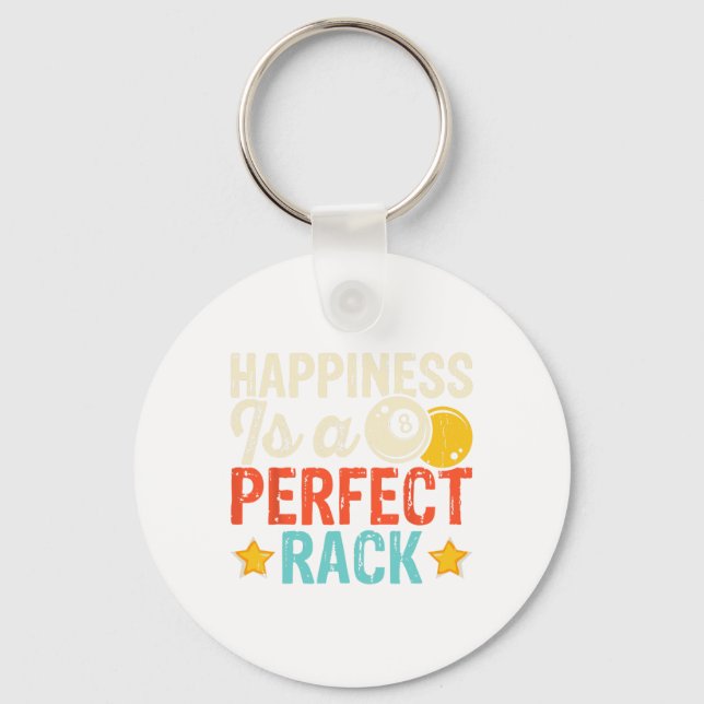 Happiness Is A Perfect Rack 3 - Copy  Keychain (Front)