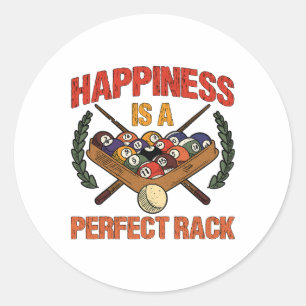Happiness Is A Perfect Rack. - Copy  Classic Round Sticker