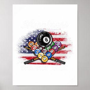 Happiness Is A Perfect Rack I Pool Billiards Playe Poster