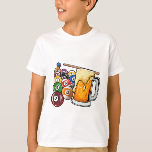 Happiness Is A Perfect Rack I Pool Billiards Playe T-Shirt