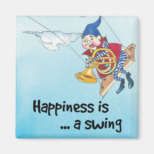 Happiness is a swing  magnet