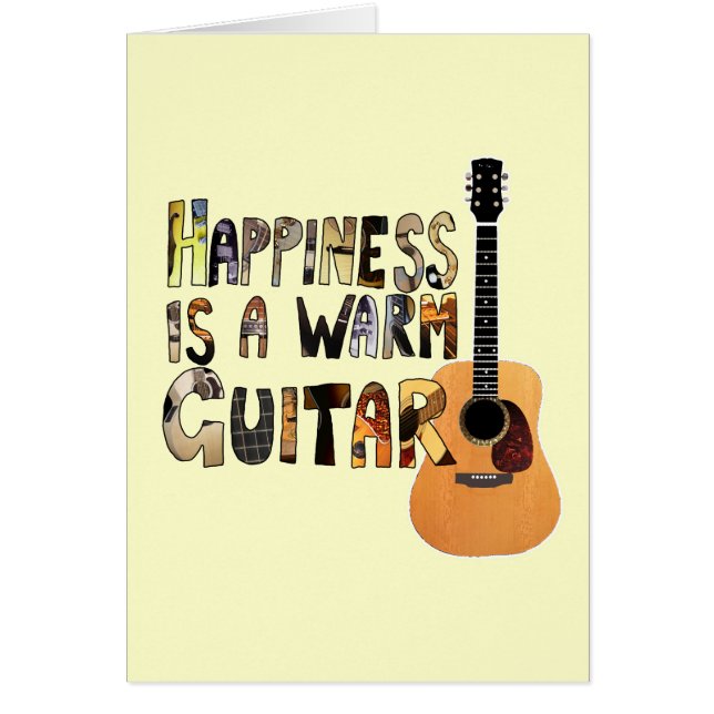 Happiness is a Warm Guitar (Front)