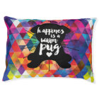 Happiness Is A Warm Pug Colourful Dog