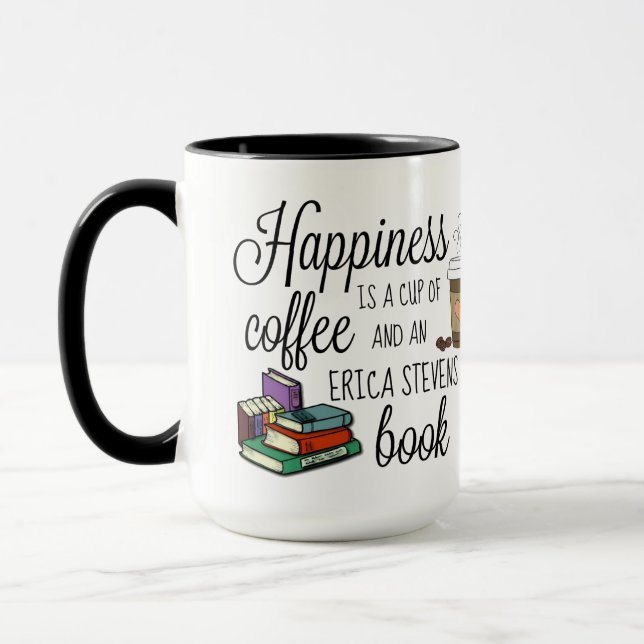Happiness Is An Erica Stevens Book Mug (Left)