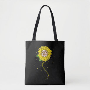 Happiness Is Being A Abuelita Floral Mimi Xmas Tote Bag