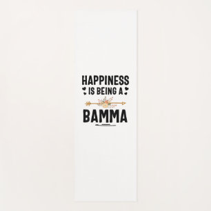 Happiness Is Being A Bamma Thanksgiving Christmas  Yoga Mat