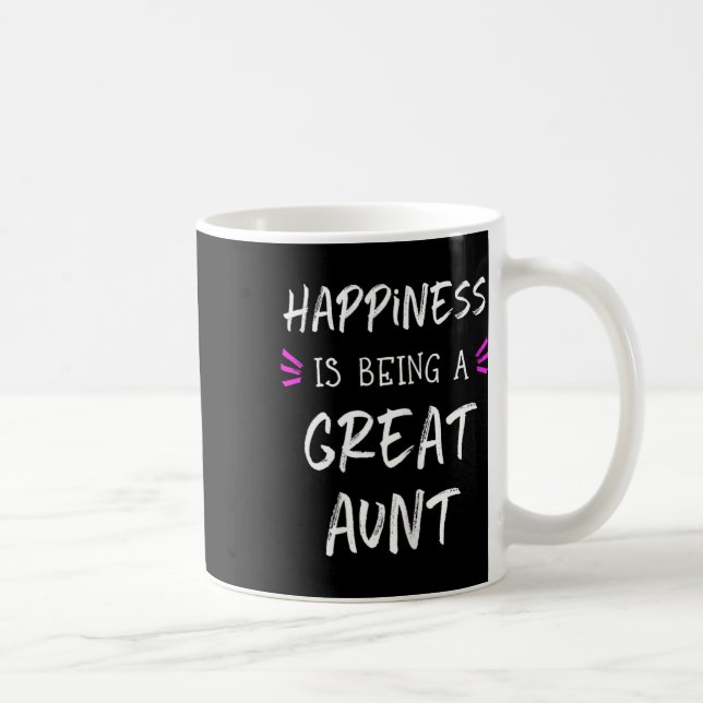 Happiness Is Being A Great Aunt Cute  Coffee Mug (Right)