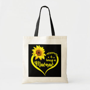 Happiness Is Being A Mawmaw Sunflower Mothers Day Tote Bag