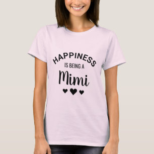 Happiness is Being a Mimi Grandma T-Shirt