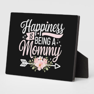 Happiness Is Being A Mommy Floral Mother’s Day Plaque