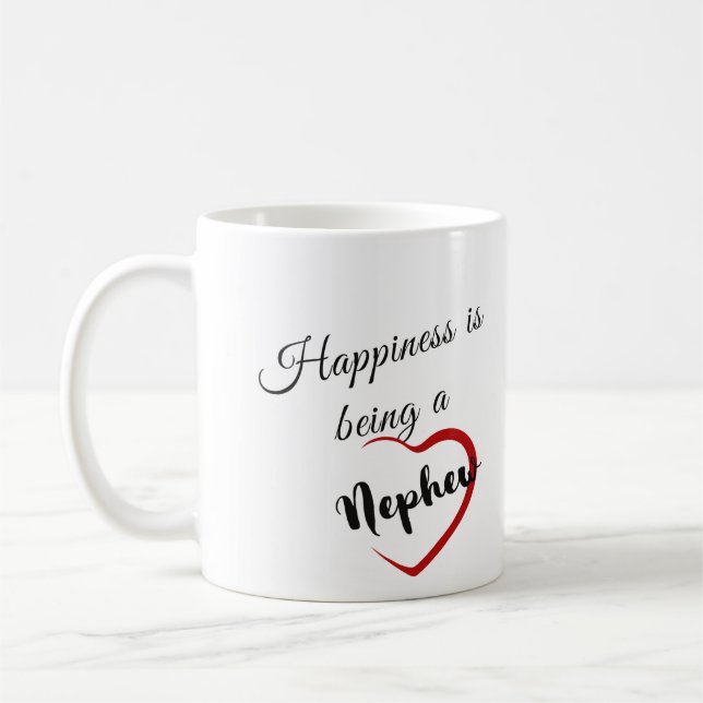 Happiness is Being a Nephew Coffee Mug (Left)