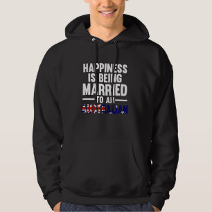 happiness is being married to a Australian Austral Hoodie