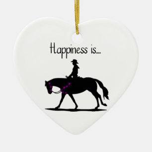 Happiness is... ceramic ornament