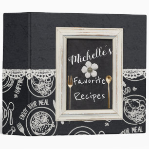 Happiness Is Food Recipe Binder