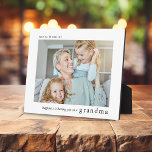 Happiness.. is having you as a Grandma Photo Plaque<br><div class="desc">Let your grandma know how much happiness she brings to your life with this adorable keepsake photo plaque. Text reads - Happiness is having you as a GRANDMA and name/s. Simply upload your favourite photograph and customize text.</div>