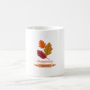 happiness is homemade autumn amazing design coffee mug