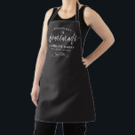 Happiness Is Homemade Editable Colour Personalized Apron<br><div class="desc">This lovely design can be customized to your favourite colour combinations. Matching adult and junior designs available. Makes a great gift! Find stylish stationery and gifts at our shop: www.berryberrysweet.com.</div>