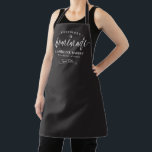 Happiness Is Homemade Editable Colour Personalized Apron<br><div class="desc">This lovely design can be customized to your favourite colour combinations. Matching adult and junior designs available. Makes a great gift! Find stylish stationery and gifts at our shop: www.berryberrysweet.com.</div>