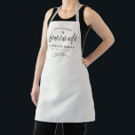 Happiness Is Homemade Editable Colour Personalized Apron<br><div class="desc">This lovely design can be customized to your favourite colour combinations. Matching adult and junior designs available. Makes a great gift! Find stylish stationery and gifts at our shop: www.berryberrysweet.com.</div>