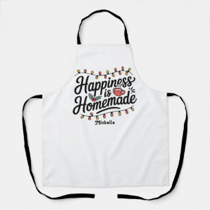 Happiness Is Homemade Holiday Baking Apron