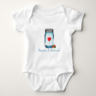 HAPPINESS IS HOMEMADE (MASON JAR) BABY BODYSUIT