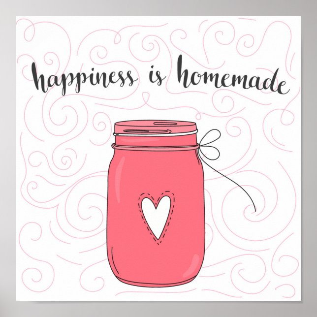 Happiness Is Homemade Poster (Front)