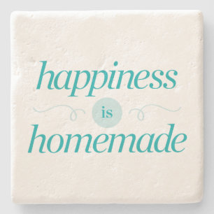 Happiness is Homemade Stone Coaster